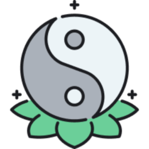 yin yang icon. Sammy Trainer Kundalini Yoga